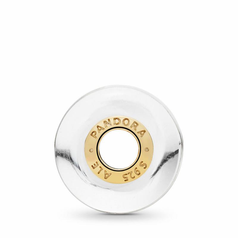 Pandora Shine™ White Waves Charm NZ Sale, 18ct Gold Plated (564291-RQA)